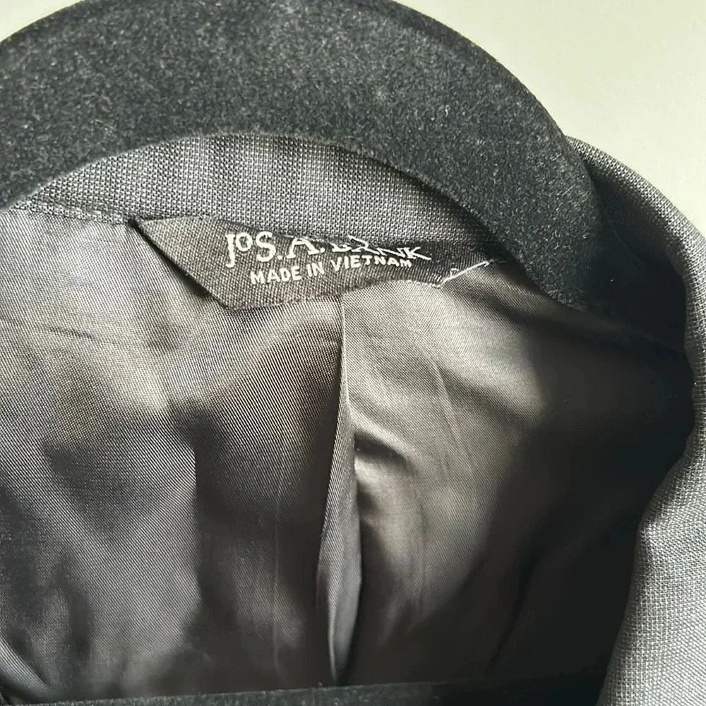 Men's Jos. A Bank Gray Blazer Jacket | 44XL Jacket | Professional | Wool